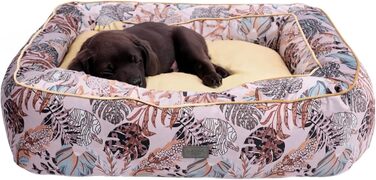М'яке ліжко для собак Boise 'Roy' - зручне диванчик для маленьких та великих собак. Дизайн, який можна прати, з антиковзким покриттям. Розмір M, Erdem.