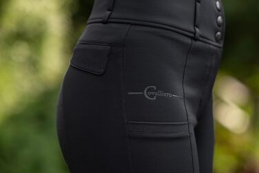 Жіночі штани-брюки для верхової їзди Covalliero Highwaist, чорні, 42W