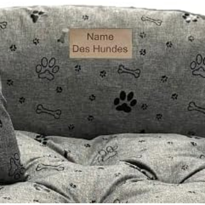 Ортопедичне ліжко для собак Dogs4Life: м'яке, миється, з можливістю персоналізації (S-XXL)