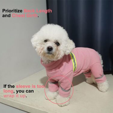 Тепла флісова куртка для собак, зимовий одяг для цуценят, тепла куртка з капюшоном, теплий комбінезон для собак, з кільцем D, для холодної погоди, для собак маленьких та середніх порід, розмір XXL (блакитний) 2XL - довжина спини 40 см, блакитний