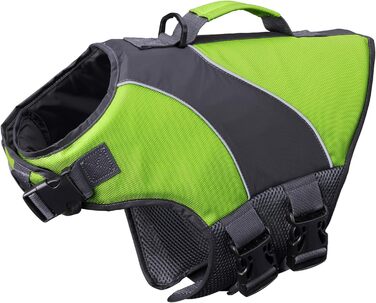 Жилет для собак, зелений, розмір M, колір лаймовий