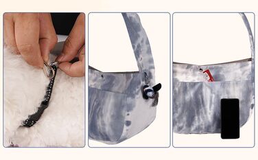 Сумка-переноска для тварин Huilin Technology, рожева (блакитна) - для котів та собак, для прогулянок та подорожей