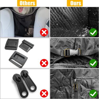 Захисний чохол на сидіння автомобіля для собак, сумісний з Tesla Model 3 Y S (2018-2023), X3 G01, водонепроникний та стійкий до подряпин