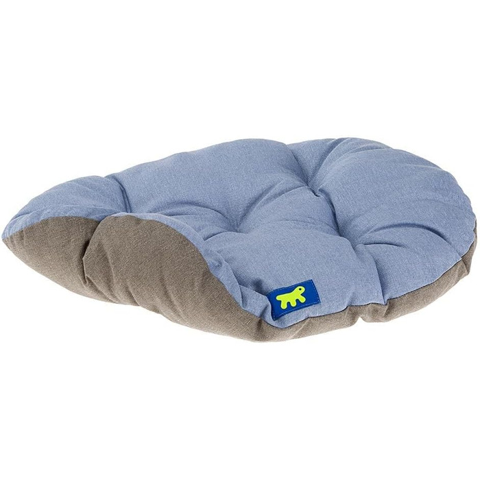 Крісло-лежанка для собак та котів Ferplast Relax, 65x42 см, бавовна, небесно-блакитний колір