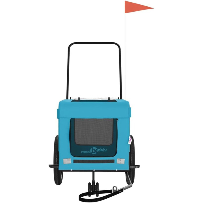 Причіп для велосипеда Gecheer: вантажний, для собак, з тканини Oxford, блакитний (135 x 68,5 x 73,5 см)