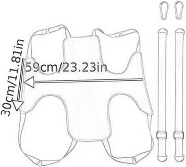 Гамманець для грумінгу OVIVER - зручний, портативний, сірий, L