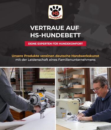 Килимок для собак HS-Hundebett® з підкладкою Cord, XS (45x65 см) – Нековзна підкладка – М'яка ковдра для собак – Затишне місце для відпочинку – Антрацитовий колір, Виготовлено в Німеччині, 45x65 см