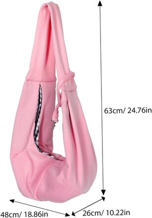 Супвокс Сумка для собак та котів, переноска для маленьких тварин, легка та дихаюча, з регульованим плечовим ременем