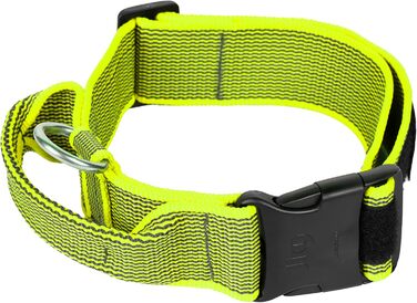 Нашийник для собак JULIUS K-9 200HA-K-2015 серії Color & Gray, чорно-сірий, регульований, 50 мм, 49-70 см, з ручкою