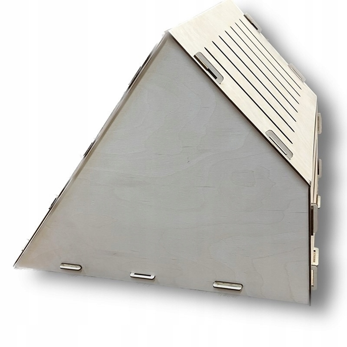 Дерев'яна будка-ліжечко, будиночок для кота або собаки