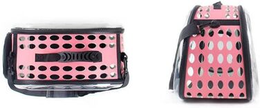 Транспортна сумка для котів POPETPOP - переноска для домашніх тварин, рожева