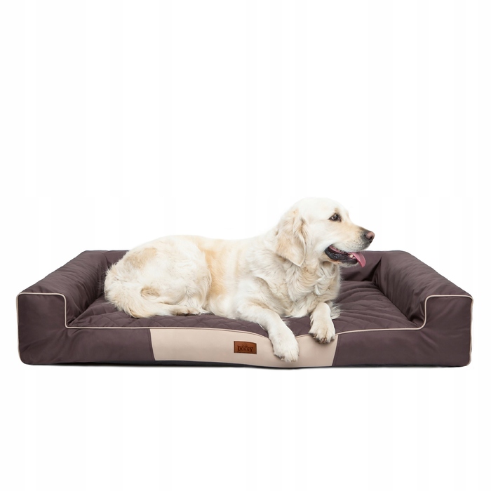 Ліжечко-канапе для собак Doggy, коричневе, 78 см x 118 см