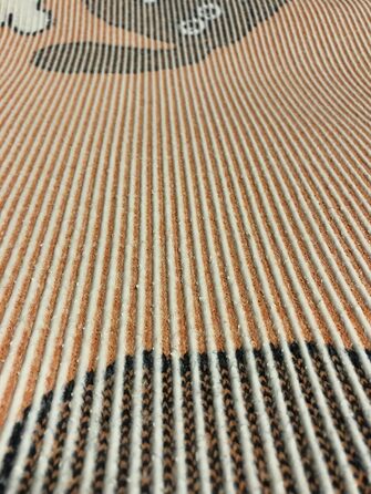 Лежанка для собак Elropet Premium 30mm, неслизька, S/M/L, для маленьких та великих собак, Vet Bed, найвища якість (S 80x50 см, кістка помаранчевого кольору)