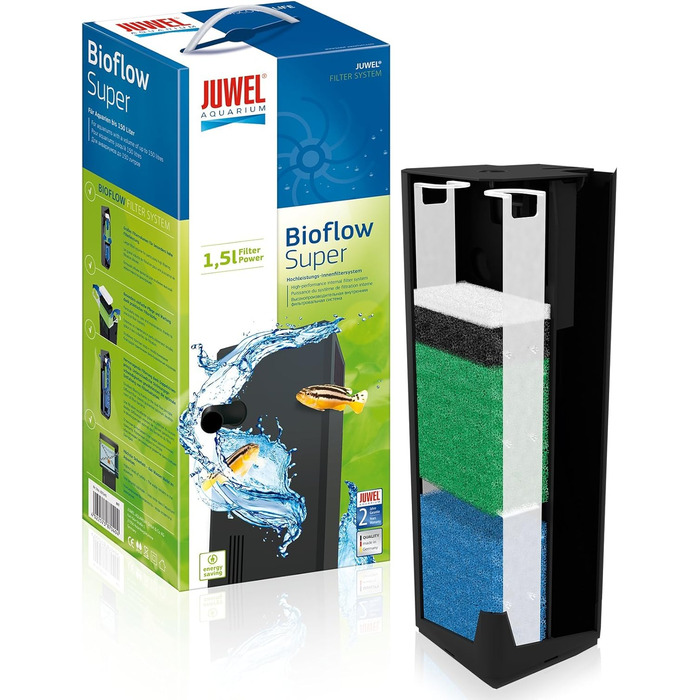 Внутрішній фільтр для акваріуму Juwel Bioflow Super чорний