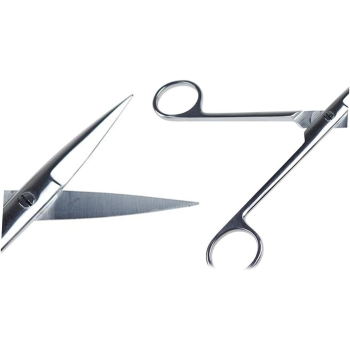 Ножиці для грумінгу тварин з нержавіючої сталі з прямим та вигнутим лезом, ергономічні ручки, для професійного грумінгу та домашнього використання