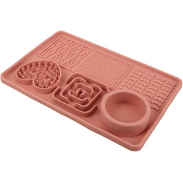 Гумова килимок для собак з присосками, неслизький, великий, силіконовий, для повільного годування, аксесуар для цуценят та собак