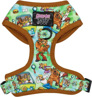 Нашийник для собак Sassy Woof Scooby-Doo™ M, регульований, міцний і зручний, стильний аксесуар для середніх порід