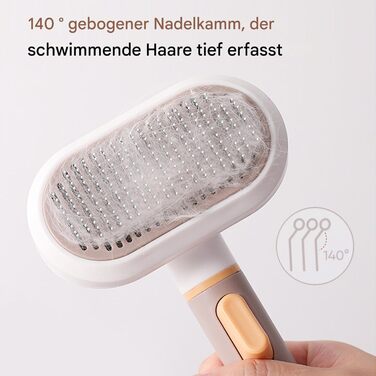 Щітка для догляду за шерстю собак - видалення шерсті, аксесуари, щітка для видалення шерсті для собак - для купання короткошерстих, довгошерстих, підшерсткових собак вдома, в приміщенні, квартирі, офісі, гуртожитку, на меблі