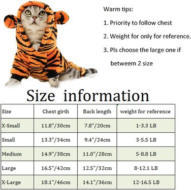 Костюм динозавра для собак, зимовий халат для цуценят, теплий капюшон для собак, теплий одяг для домашніх тварин на зиму, на Хелловін, на Різдво, розмір L, (X-Large, помаранчевий/червоний в смужку (Sunset Chevron))