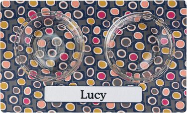 Килимок для годівлі домашніх тварин Drymate Paw Dots - чорний, 12' x 20' (для собак та котів)