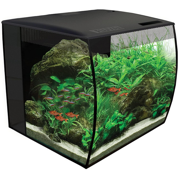 Акваріум Fluval Flex Nano 34 л, прісноводний, чорний колір