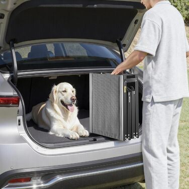 Східці для собак VEVOR, 180 x 43,2 см, розкладні, для середніх та великих собак до 113 кг, з антиковзкою поверхнею Oxford, портативні для SUV та вантажівок