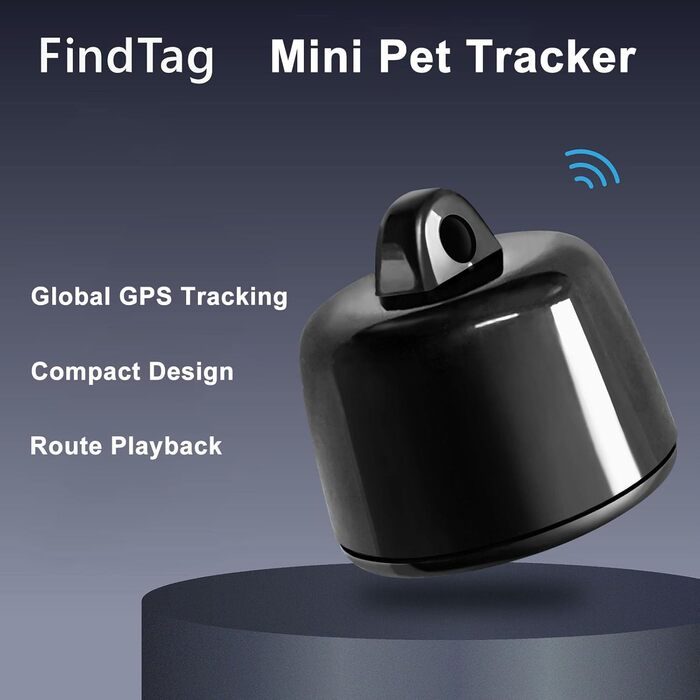 GPS трекер для тварин Mini Haustierortungsgerät: сумісний з iOS та Android, глобальна локація без підписки, для собак та котів, водонепроникний, легкий (3 шт.)