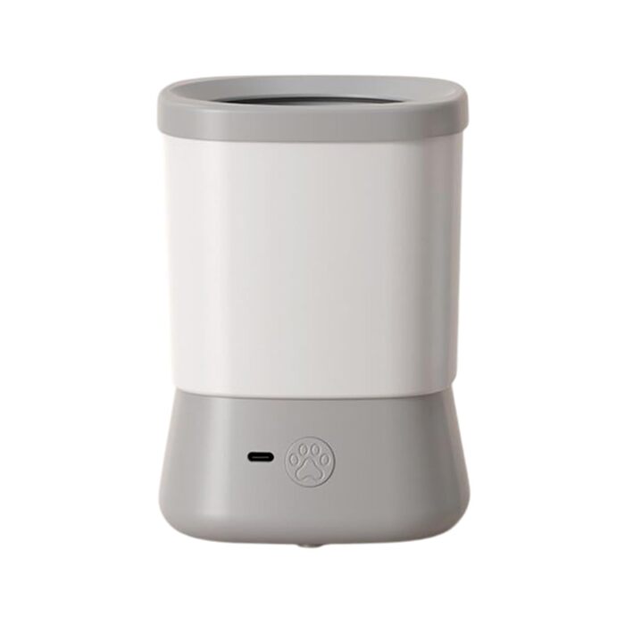 Автоматичний очищувач лап для собак | 2 швидкості, сірий | для дому, подорожей, після прогулянок