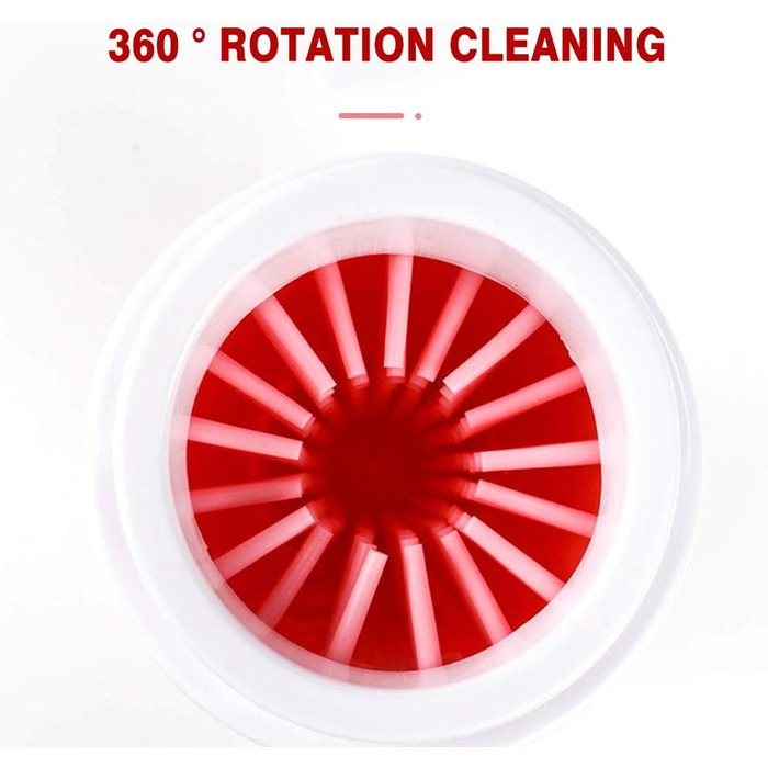 Очисник лап для собак та котів: мийка лап з м'якою силіконовою щіткою, рожевого кольору