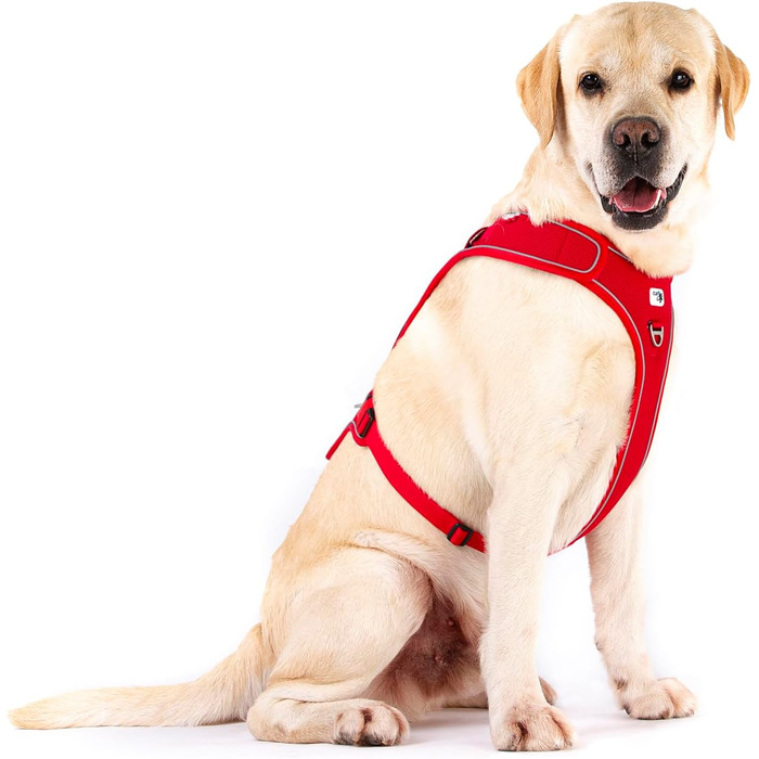 Шлейка для собак Belka, регульована, чорна, XL