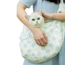 Транспортна переноска для котів та маленьких собак, легка та дихаюча, для подорожей та прогулянок