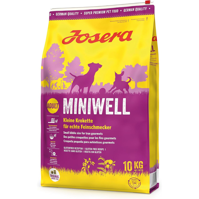 Сухий корм для малих собак Josera Mini Huhn & Reis (Курка та Рис), дорослі собаки, 10 кг