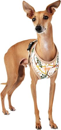 Шлея для собак PUPPIA Botanical Harness A, середня, бежевий