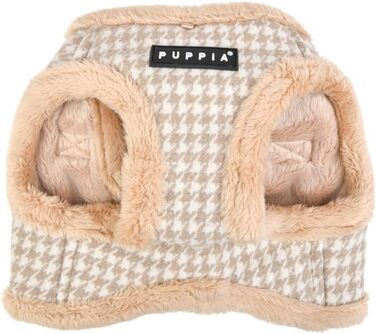 Шлея для малих і середніх собак Puppia Shepherd Harness B, регульована, комфортна, бежева, розмір L