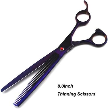 Професійні ножиці для собак, вигнуті ножиці, ножиці для стрижки шерсті собак, набір з нержавіючої сталі, підходять для стрижки шерсті тварин