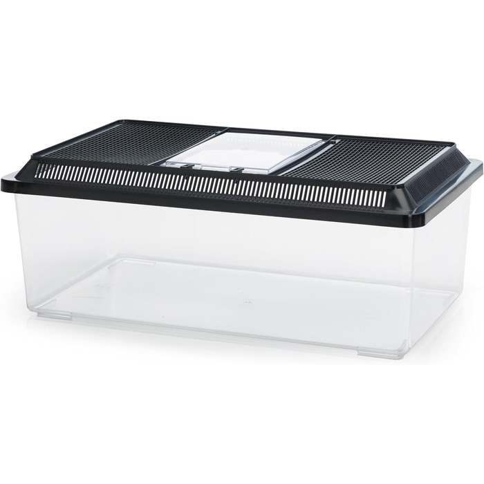 Контейнер для тварин Fauna-Box Low чорний 50,5x30,5x18 см, 18 л