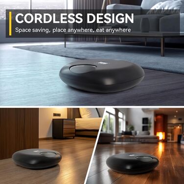 Автоматичний дозатор корму для котів FÜR Pfoten: 6 порцій, з охолодженням, програмований таймер, USB-живлення