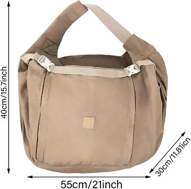 Сумка-переноска для собак та котів, рюкзак-переноска для подорожей, прогулянок та кемпінгу, хакі