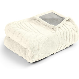 Водонепроникний плед для собак Baodan, 73x100 см, миючий флісовий плед - м'який, теплий та затишний. Ідеально підходить як підстилка для домашніх тварин на ліжко, диван та крісло, Бежевий колір