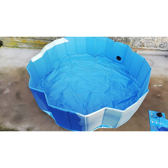 Складаний садовий басейн для собак, тварин та дітей Fwiull, 120x30 см