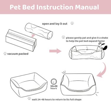 Ліжко для котів та собак Hollypet, м'яке, дихаюче, 55x45x15 см, блакитно-сіре
