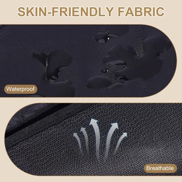 Автомобільний лежак для собак - переноска, чорний, з кріпленнями та ременем безпеки, для малих та середніх собак