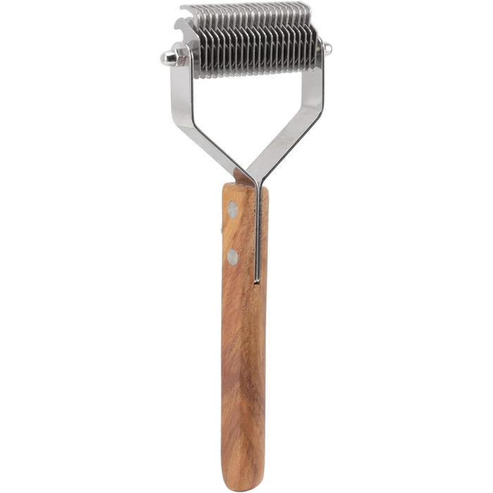 Двостороння щітка для шерсті котів та собак, підшерсткова щітка для грумінгу