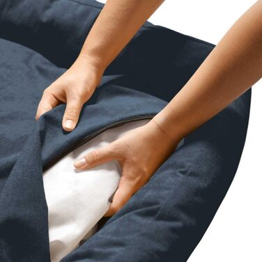 Софа для собак HUNTER EIBY, S, блакитна - Easy CLEAN, стійка до бруду, легка у догляді