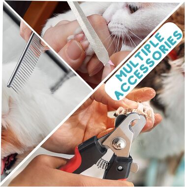 Професійна машинка для стрижки собак та котів BarberBoss QR-9088, бездротова, для густого хутра, комплект