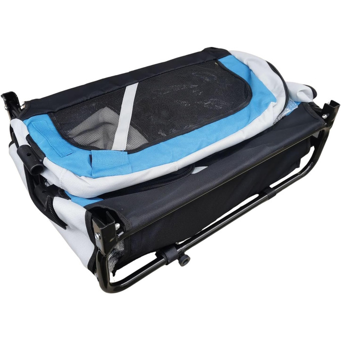 Фаркоп для собак Red Loon Mini - вело- та біговий причіп для собак, легкий переобладнання, світловідбивачі, комплект для бігу, червоний/чорний, вантажопідйомність до 20 кг