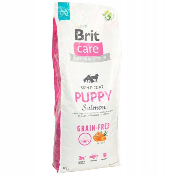 Корм для цуценят BRIT Puppy з лососем, 12 кг