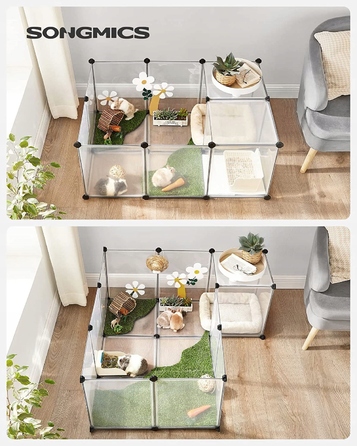 Клітка для кролів Songmics, 46 x 143 x 71 см