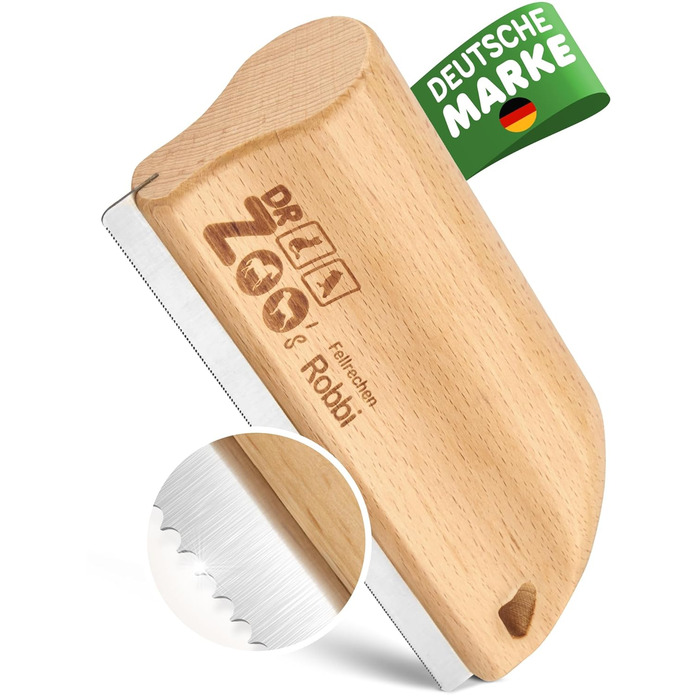 Дзеркало для коней Robbi – ефективний гребінь для зміни хутра – ідеально підходить для короткошерстих, підшерстка та догляду за конями – ергономічна щітка з нержавіючої сталі для легкого гребінню