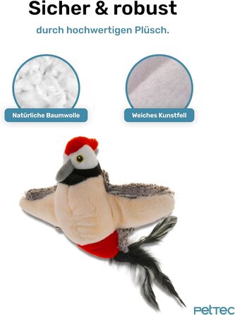 Інтерактивна іграшка для котів PetTec® з лазерним вказівником - автоматична, електрична, для зайнятості 24/7